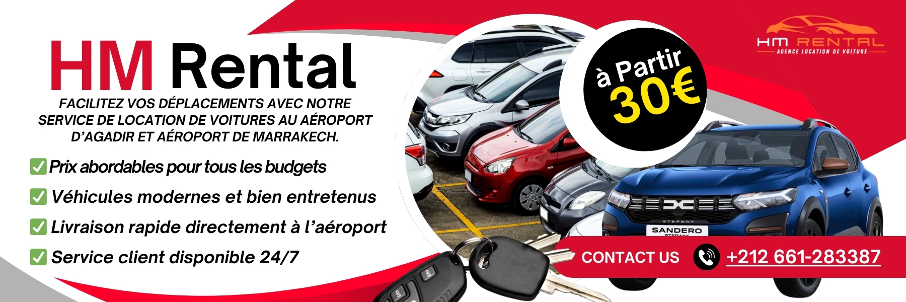 Location de Voiture – Découvrez avec HM Rental Agadir